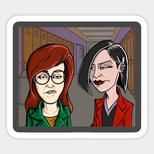 Daria and Jane Sticker